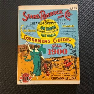 Vintage Sears Roebuck Fall 1900 Catalog